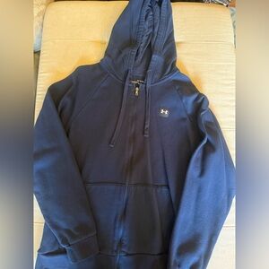 2-Piece Set Under Armour Navy Full-Zip Hooded Sweatshirt and Sweatpants Set